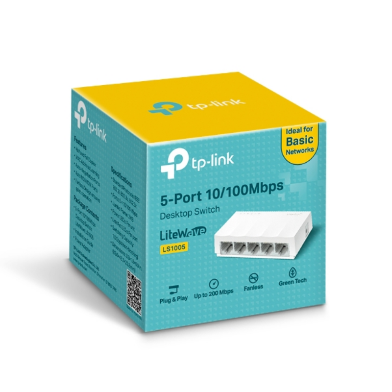 Picture of TP-Link LS1005 5-port Network Switch
