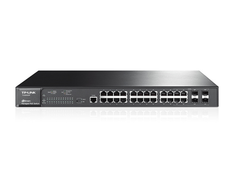 Picture of TP-Link T2600G-28MPS (TL-SG3424P) Jetstr eam 24-Port Gigabit L2 Managed PoE with