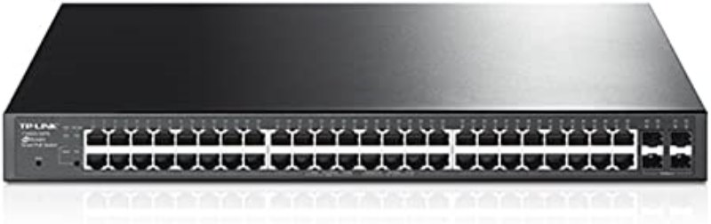 Picture of TP-Link JetStream 48-Port Gigabit Smart  PoE+Switch T1600G-52PS (TL-SG2452P)