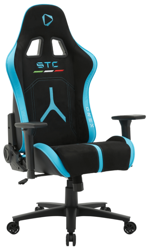 Picture of ONEX STC Alcantara L Series Gaming Chair Black/Blue ONEX-STC-A-L-BB