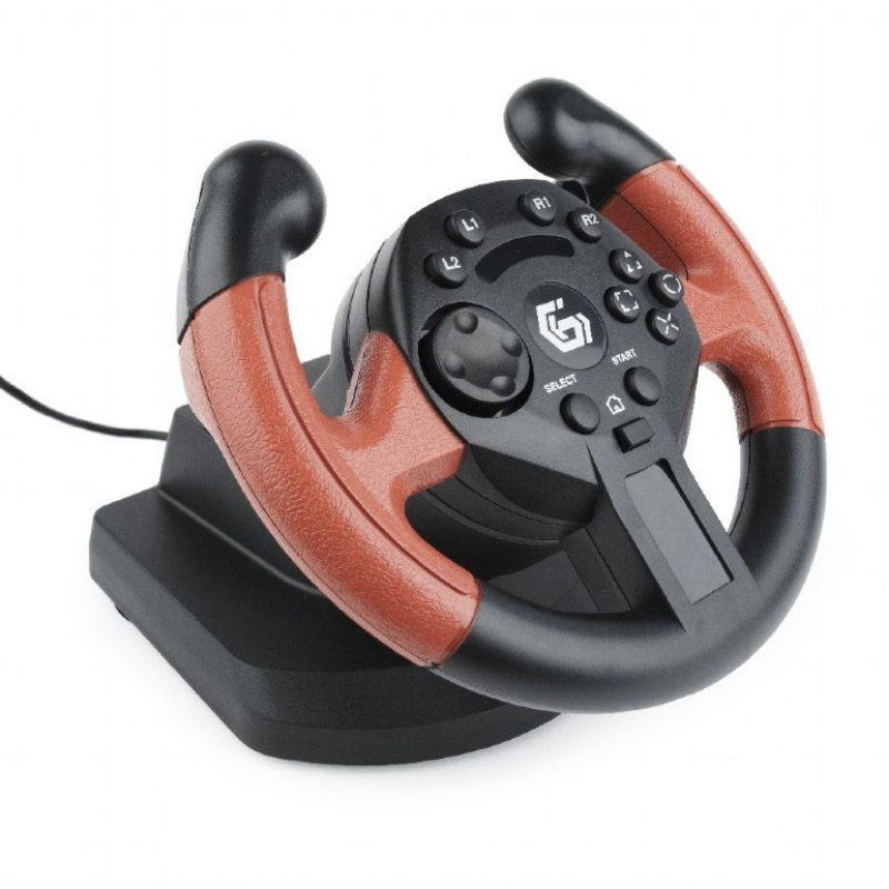 Picture of Gembird USB Steering wheel with Vibratio n Feedback STR-UV-01