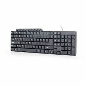 Picture of Gembird Compact multimedia keyboard US Layout USB Black KB-UM-104