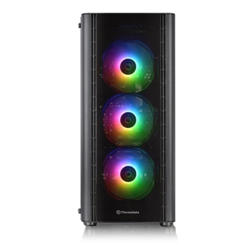 Picture of Thermaltake V250 TG ARGB Air Black Mid Tower Tempered Glass & Mesh Front Panel 120mm*3 ARGB Fans PC Case