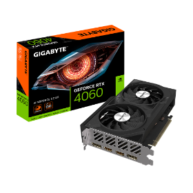 Picture of Gigabyte RTX 4060  Windforce OC 8GB GDDR6 DLSS 3 GV-N4060WF2OC-8GD 1.0