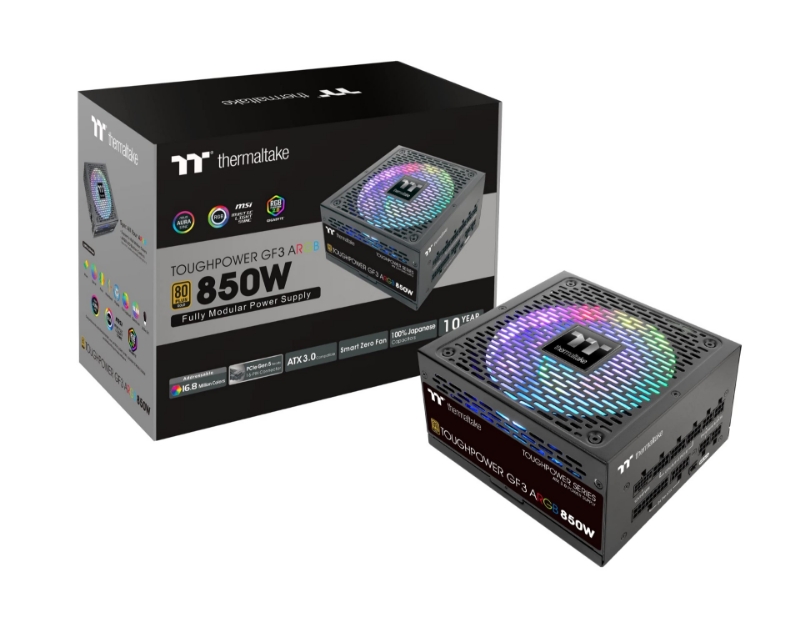 Picture of Thermaltake ToughPower GF3 850W ARGB Fully Modular 80 Plus Gold PS-TPD-0850F4FAGE-1