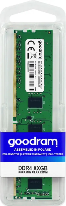 Picture of GOODRAM DDR4 16GB 3200MHz CL22 GR3200D464L22S/16G
