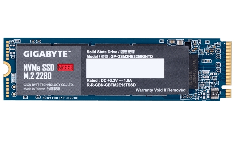 Picture of Gigabyte SSD 256GB GSM2NE3256GNTD M2 256  GP-GSM2NE3256GNTD