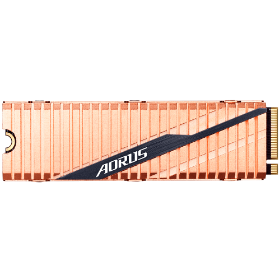 Picture of Gigabyte AORUS SSD 500GB  M.2 NVMe  GP-ASM2NE6500GTTD