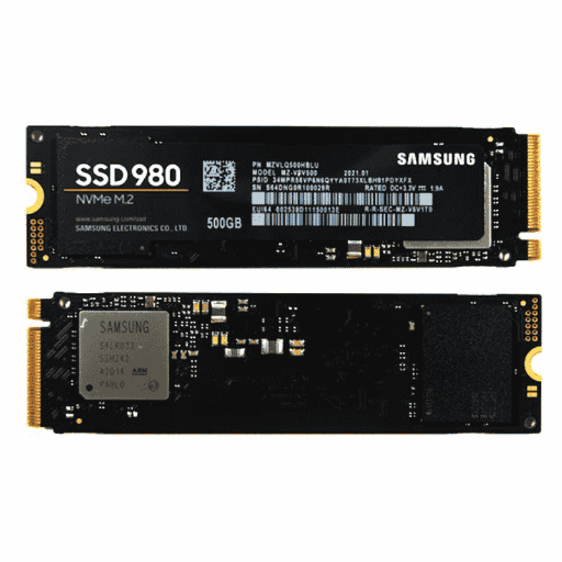 Picture of Samsung 500GB M.2 980 PCIe 3.0 NVMe SSD