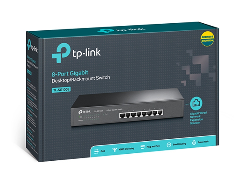 Picture of TP-Link TL-SG1008 8port Gigabit Rackmount