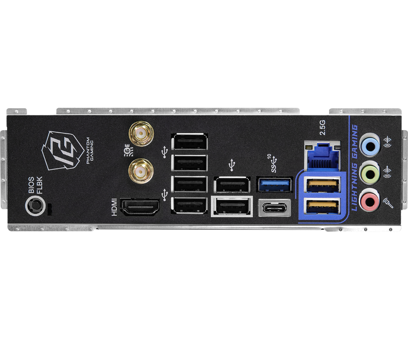 Picture of ASRock B650E PG Riptide WiFi PCIe Gen5 M.2 /4DDR5 /4SATA3 Motherboard