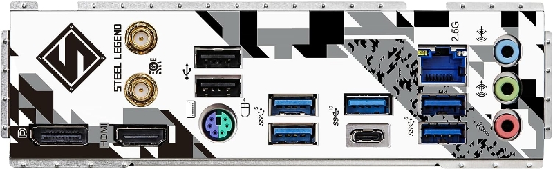 Picture of ASRock B760M Steel Legend Wifi 4DDR5 4SATA3 micro ATX M.2 LGA1700 Motherboard