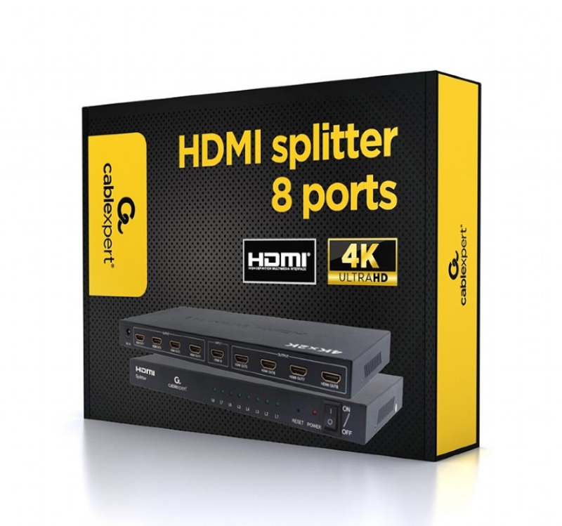 Picture of Gembird HDMI Splitter 8 ports DSP-8PH4-03