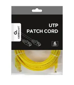 Picture of Gembird CAT6 UTP Patch cord 5m Yellow PP6U-5M/Y