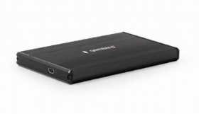 Picture of Gembird USB 3.0 2.5'' Enclosure Brushed Aluminum Black EE2-U3S-3