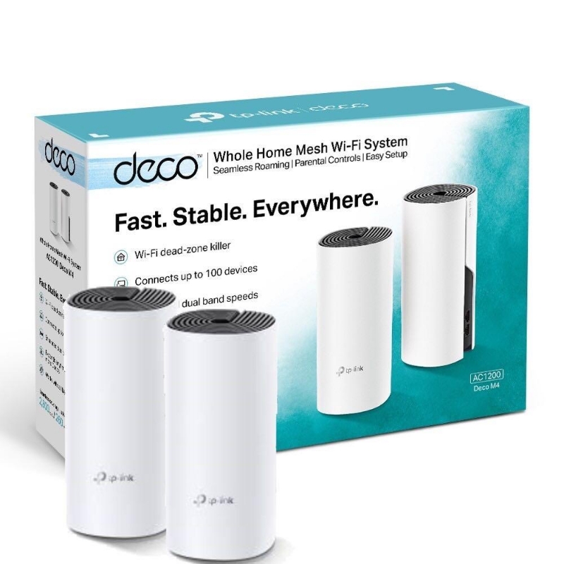 Picture of TP-Link Deco M4 (2 Pack) AC1200  Whole-Home Mesh WIFI Unit