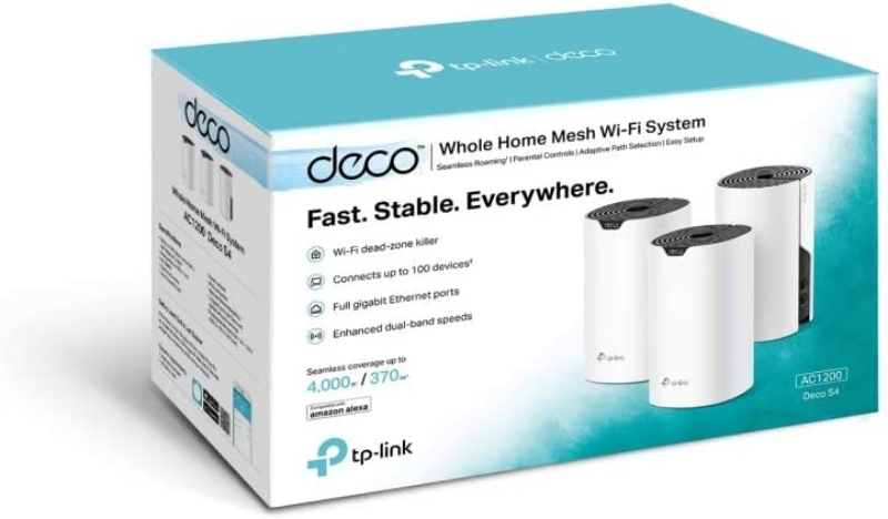 Picture of TP-Link Deco S4 (3-pack) AC1200 Whole Home Mesh Wi-Fi System