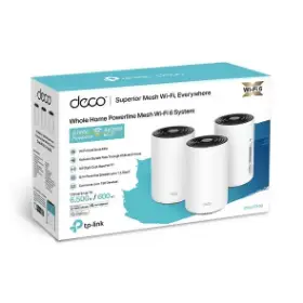 Picture of TP-Link Deco PX50 (3-Pack) AX3000 + G1500 Whole Home Powerline Mesh WiFi 6 System