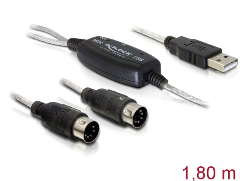 Picture of Delock 61640 USB 2.0>Midi M/M