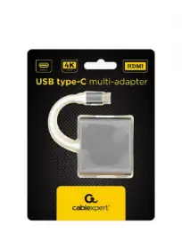 Picture of Gembird USB-C multi adapter, Space Grey A-CM-HDMIF-02-SG Type C