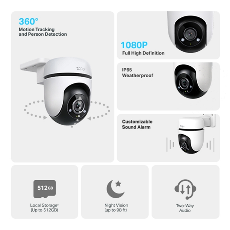 Picture of TP-Link TAPO C500 Outdoor Pan/Tilt Security Wi-Fi Camera