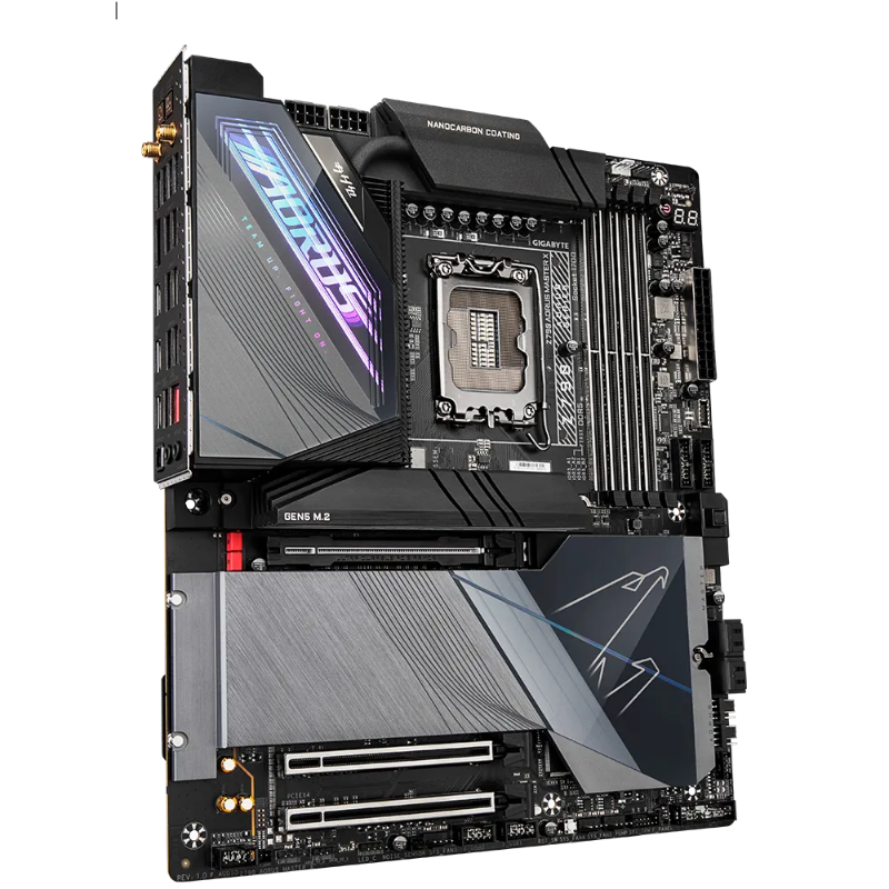Picture of Gigabyte Z790 AORUS MASTER X  Intel LGA 1700 Extended ATX Motherboard