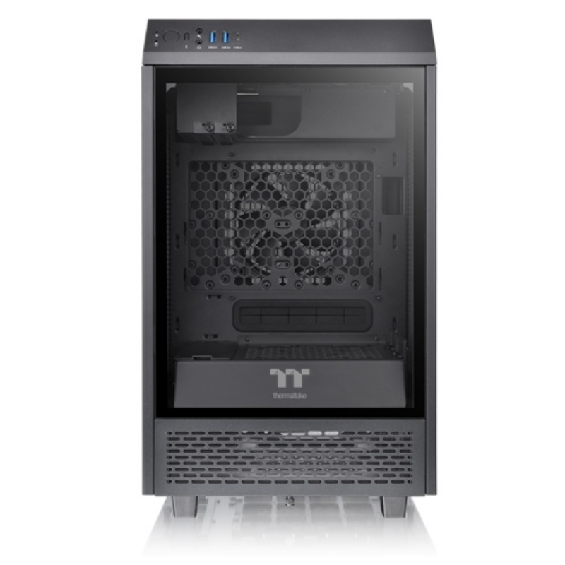 Picture of Thermaltake The Tower 100 Black SPCC Tempered Glass*3 CA-1R3-00S1WN-00