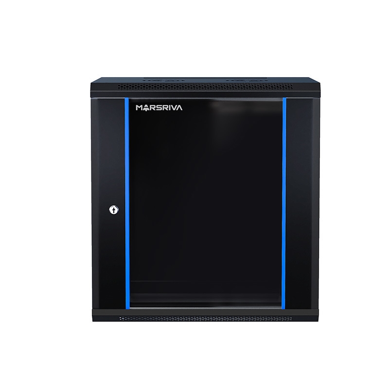 Picture of Marsriva WS6412 Wall-Mount Cabinet 600*450*12U 1xShelf 1xFan