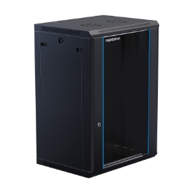 Picture of Marsriva WS6418 Wall-Mount Cabinet 600*450*18U 1xShelf 1xFan