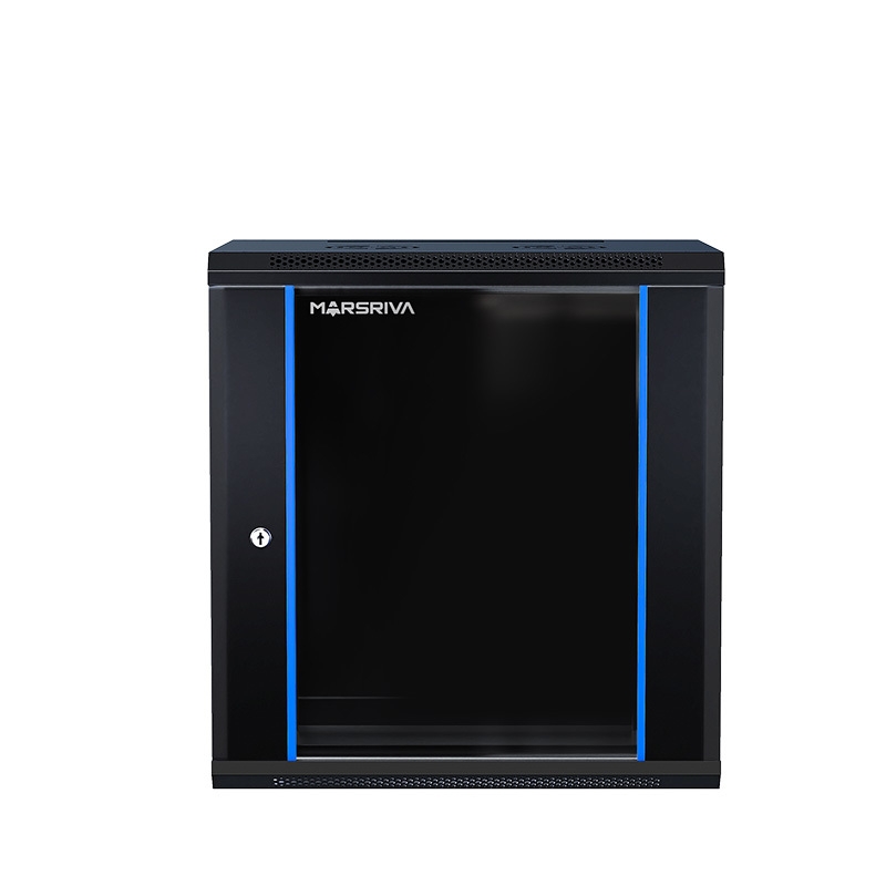 Picture of Marsriva WS6612 Wall-Mount Cabinet 600*600*12U 1xShelf 1xFan