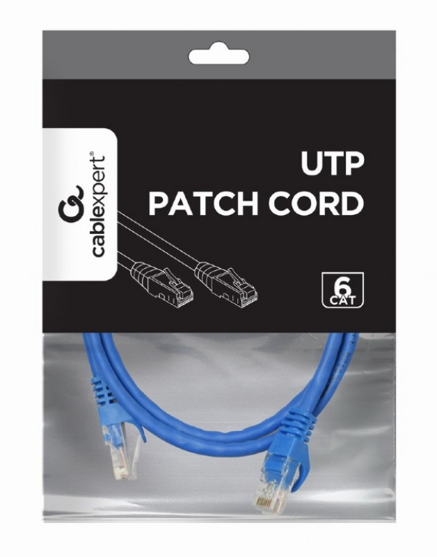 Picture of Gembird FTP CAT6 Patch cord Blue 0.5m PP 6-0.5M/B  PP6-0.5M/B