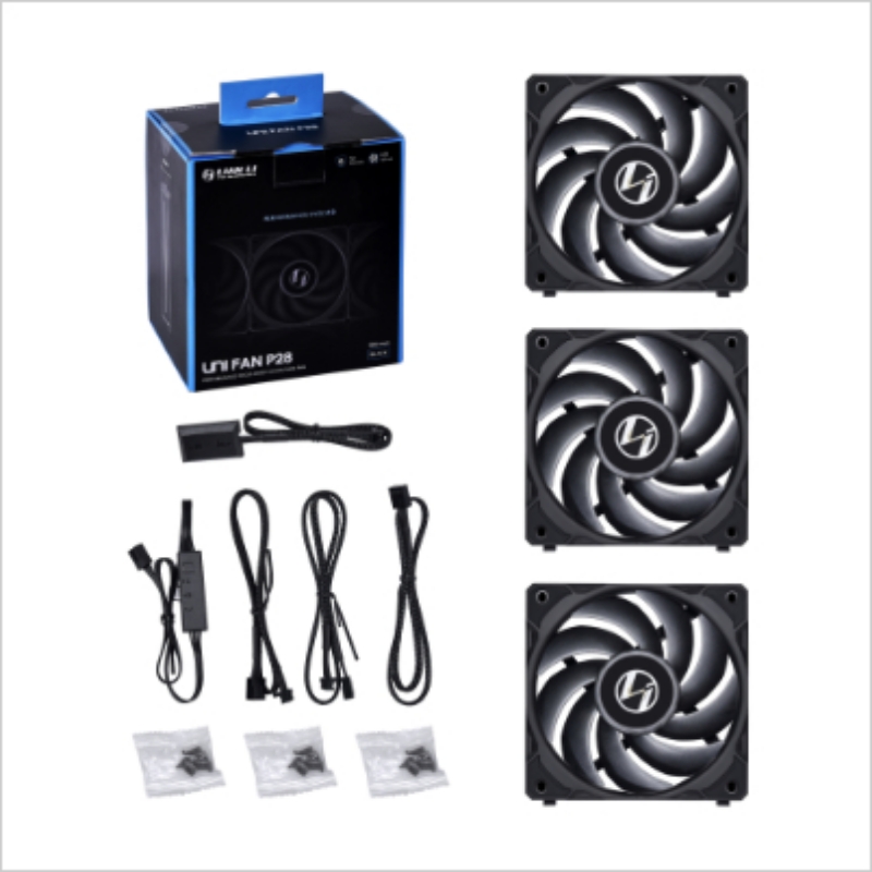 Picture of Lian Li P28-3B 3x120mm Triple-Pack Case Fan Black