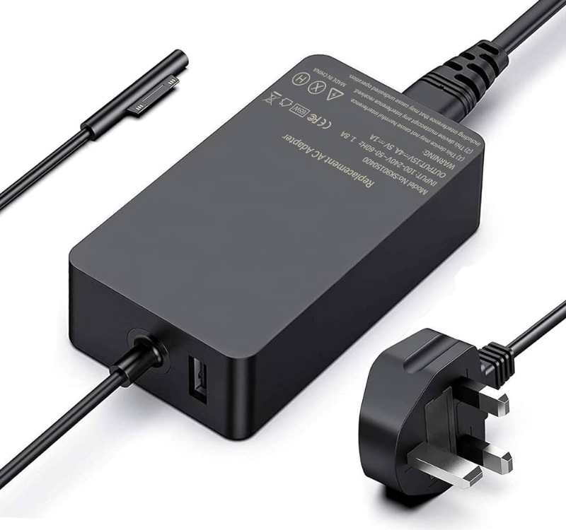 Picture of Intel Surface Pro 65W Power Supply 15V 4A for Pro 8/Pro 7/Pro 7+/Pro 6/ Pro 5/Pro 4/ Pro 3/X