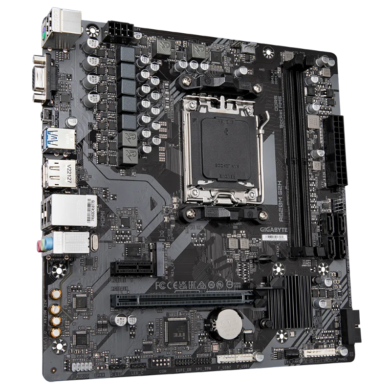 Picture of Gigabyte A620M S2H AMD A620 Socket AM5 micro ATX Motherboard