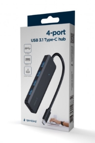 Picture of Gembird 4-port USB 3.1 (Gen 1) Type-C hub UHB-CM-U3P4P-01