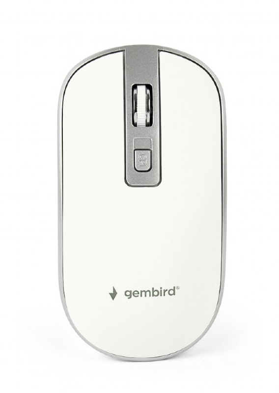 Picture of Gembird Wireless Optical Mouse White/Silver MUSW-4B-06-WS