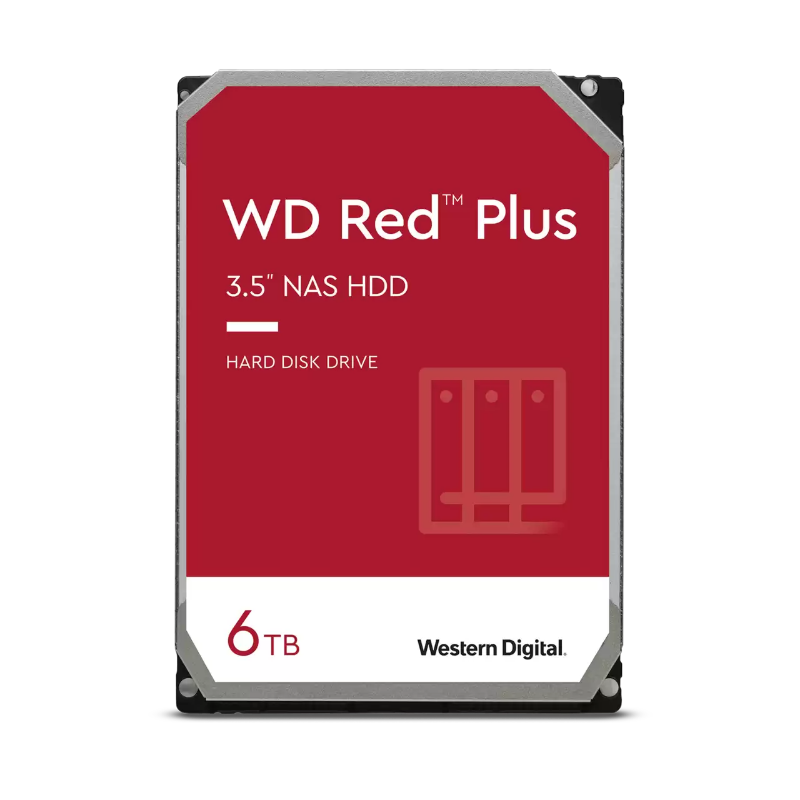 Picture of WD WD60EFPX Red Plus Internal Hard Drive 3.5'' 6TB SATA III Hard Drive