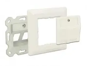 Picture of Delock 86202 Keystone Wall Outlet 2 port