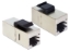 Picture of Delock 86204 Keystone Module RJ45 jack > RJ45 jack Cat.5e compact