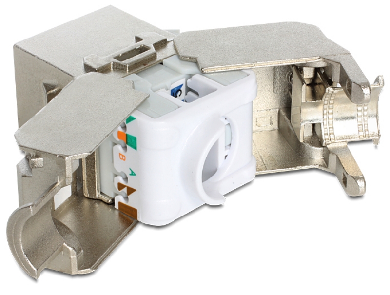 Picture of Delock 86205 Keystone Module RJ45 jack   > LSA Cat.6A STP