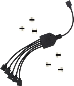 Picture of OEM Motherboard RGB SYNC Splitter 12V 4Pin RGB Transfer Extension Cable