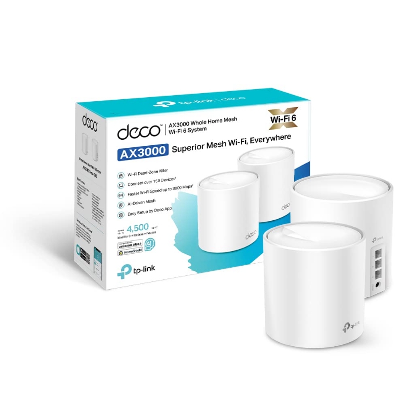 Picture of TP-Link Deco X50(2-pack) AX3000 Whole Home Mesh Wi-Fi 6 System