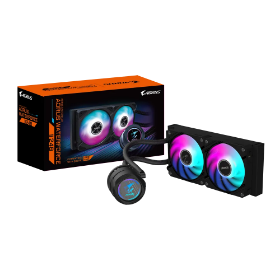Picture of Gigabyte AORUS Waterforce II 240 G2 ARGB Liquid AIO Performance CPU Cooler - 240mm (2x120mm Fans)