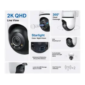 Picture of TP-Link Tapo C520WS 2K QHD Outdoor Pan/Tilt Security Wi-Fi Camera