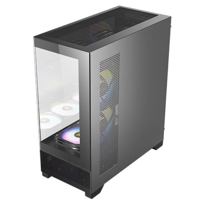 Picture of Antec CX700 ARGB Mid-Tower 270° View + 3x120mm ARGB Fans Gaming PC Case Black