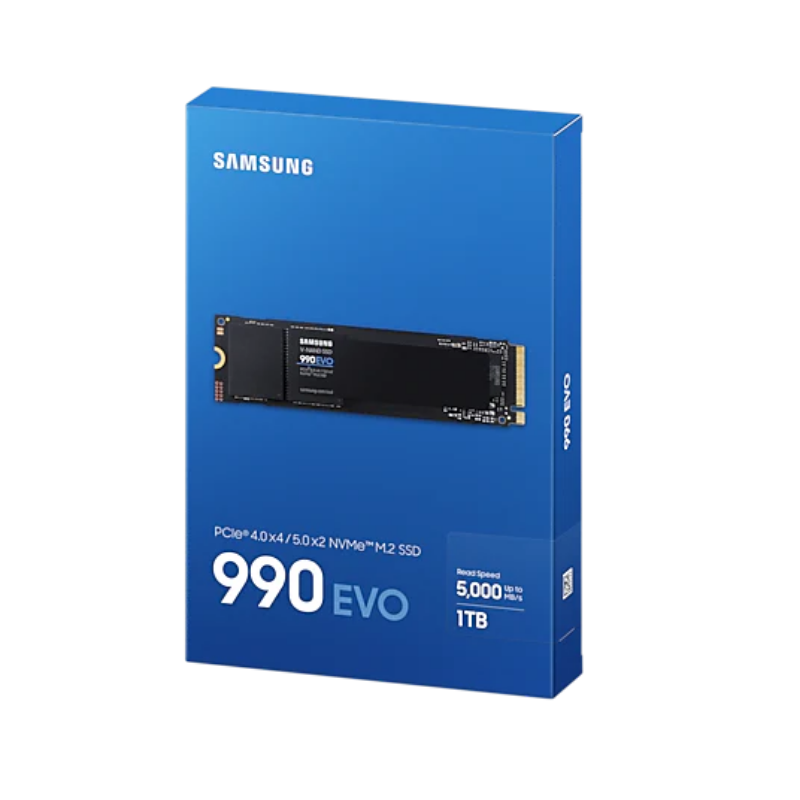 Picture of Samsung 1TB M.2 990 EVO NVMe PCIe 5.0 MZ-V9E1T0BW