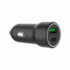 Picture of Gembird 2-port USB car fast charger, Type-C PD, 20 W, black CAR-01