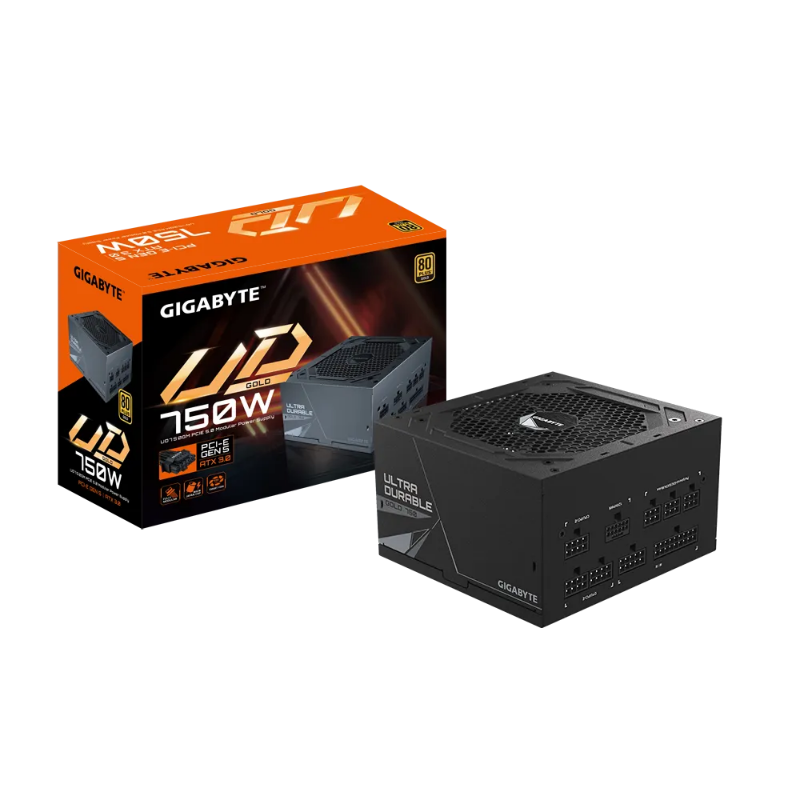 Picture of Gigabyte PSU 750W 80 Plus Gold UD750GM PG5 Fully Modular Power Supply