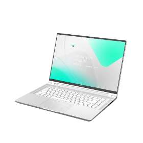 Picture of Gigabyte AERO 16 16'' UHD +OLED / Intel Core i7 13620H / 16GB RAM / 1TB SSD / RTX4070 / Win11H Gaming Laptop Silver White  BSF-H3UK954SH