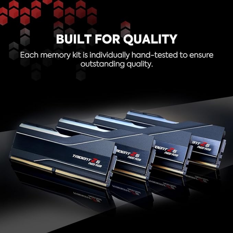 Picture of G.Skill Trident Z5 Neo 32GB (2x16) DDR5 RGB Black 6000 F5-6000J3636F16GX2-TZ5NR